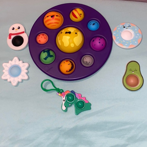 Dimple fidget pack, 6 different fidgets - Picture 1 of 7
